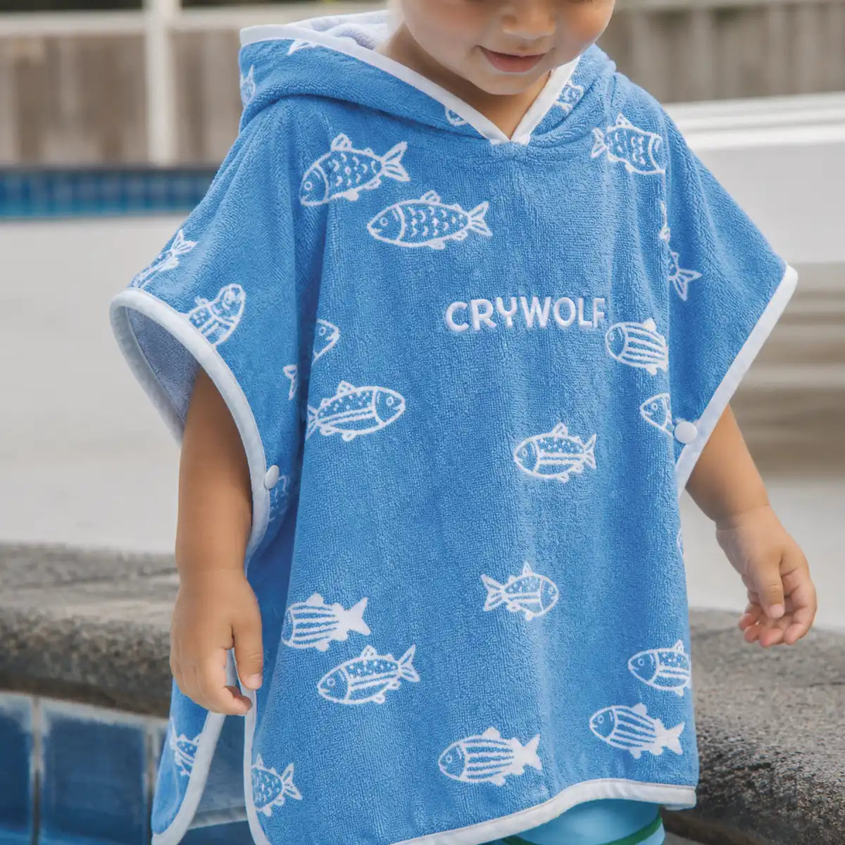 Baby Hooded Towel OS Fish School - Crywolf
