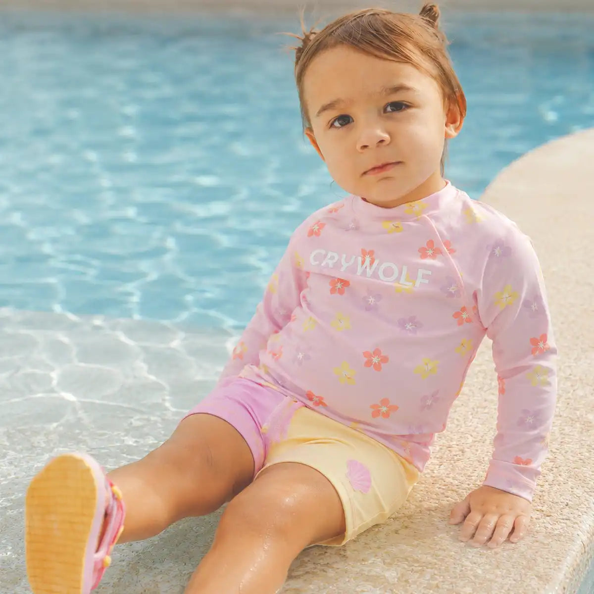 Baby Rash Vest 2YR Hibiscus Bloom - Crywolf
