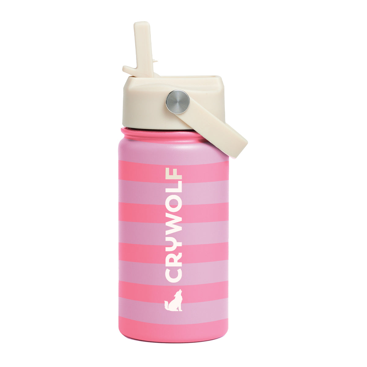 Drink Bottle 400ml Flamingo Stripe - Crywolf