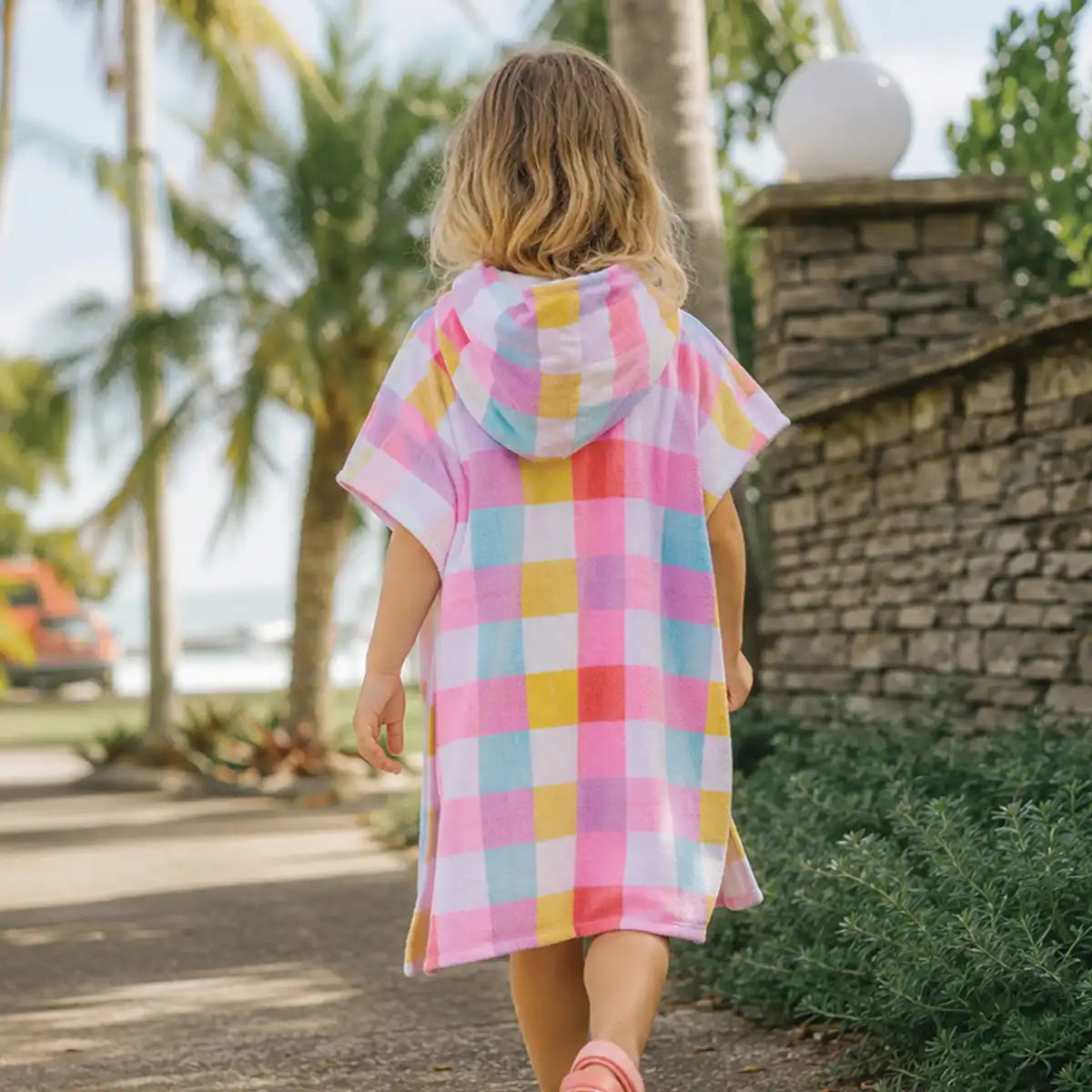 Hooded Towel S/M Pop Gingham - Crywolf