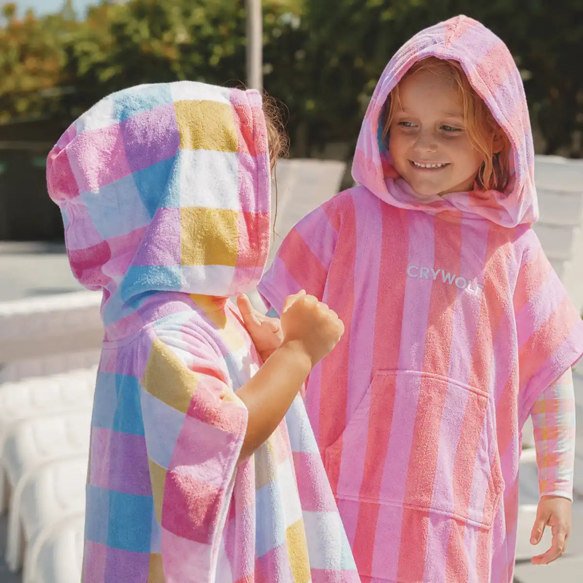 Hooded Towel S/M Pop Gingham - Crywolf