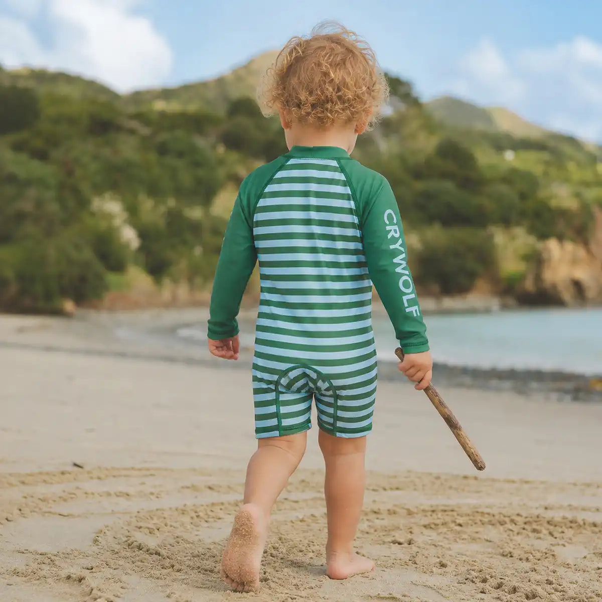 Baby Rash Suit 1YR Deck Stripe - Crywolf