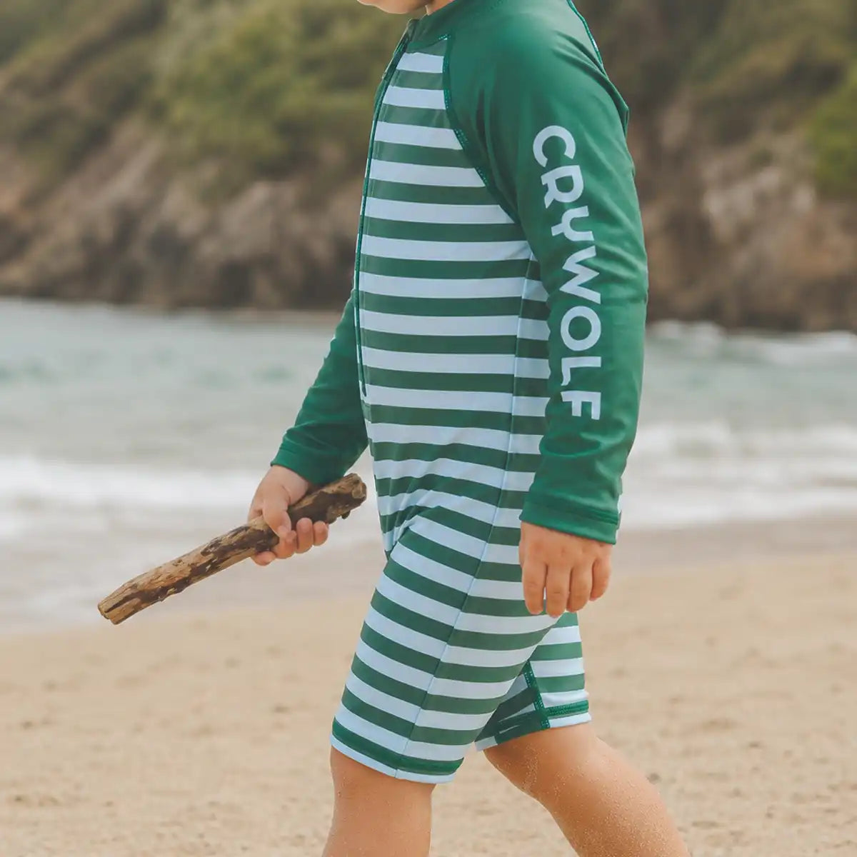 Baby Rash Suit 1YR Deck Stripe - Crywolf