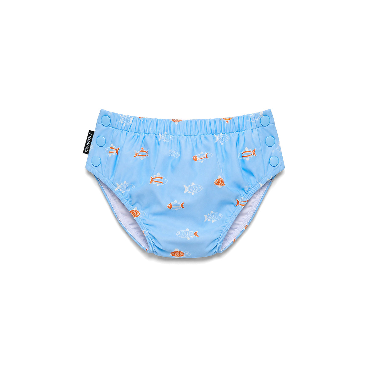 Reusable Swim Nappy 0to1YR Fish School - Crywolf
