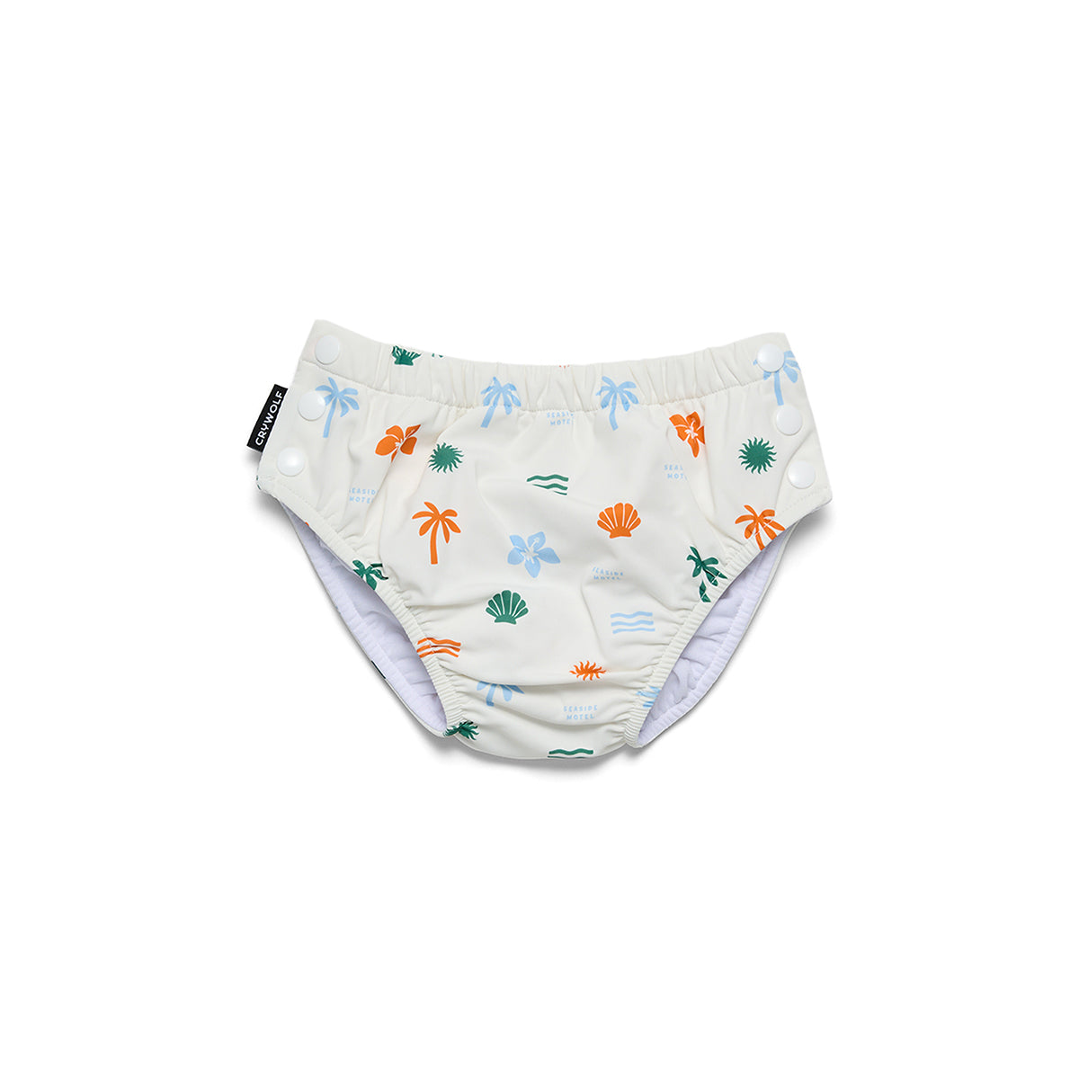 Reusable Swim Nappy 0to1YR On Holiday - Crywolf