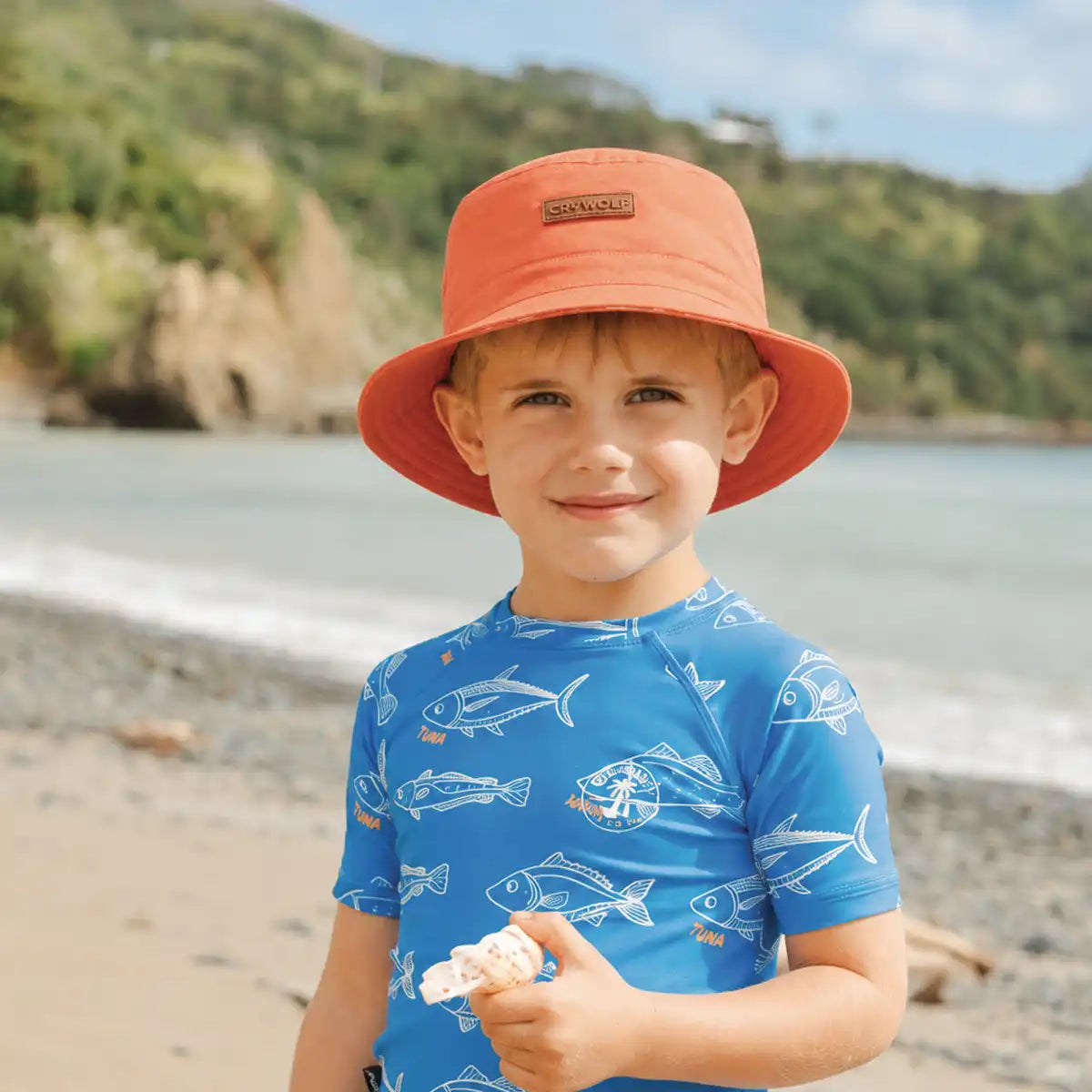 Reversible Bucket Hat M Sunset check - Crywolf