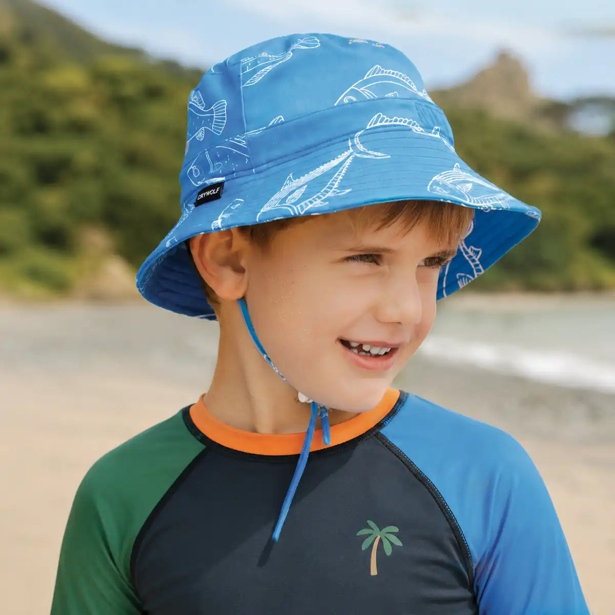 Swim Bucket Hat M Salt Water - Crywolf