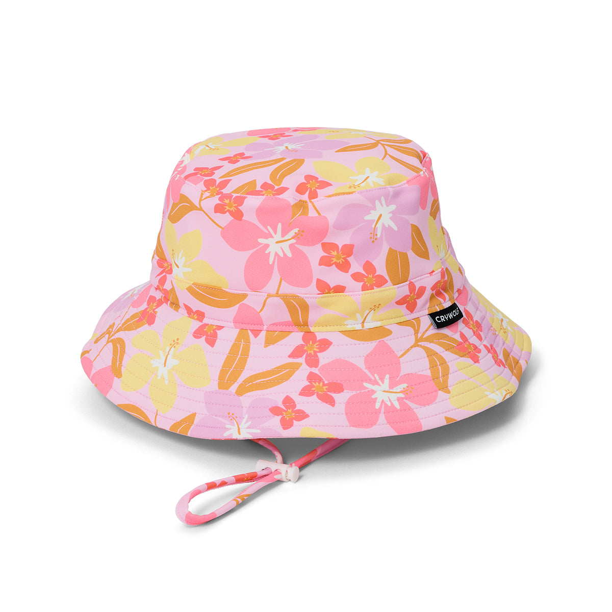 Swim Bucket Hat M Hibiscus Daze - Crywolf