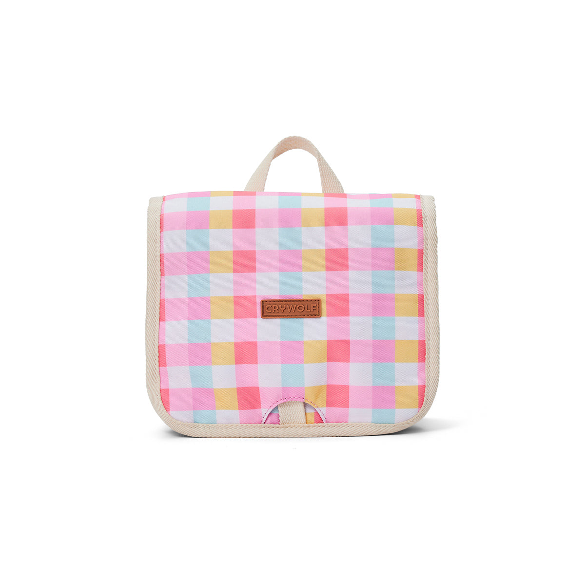Hanging Toiletry Bag OS Pop Gingham - Crywolf