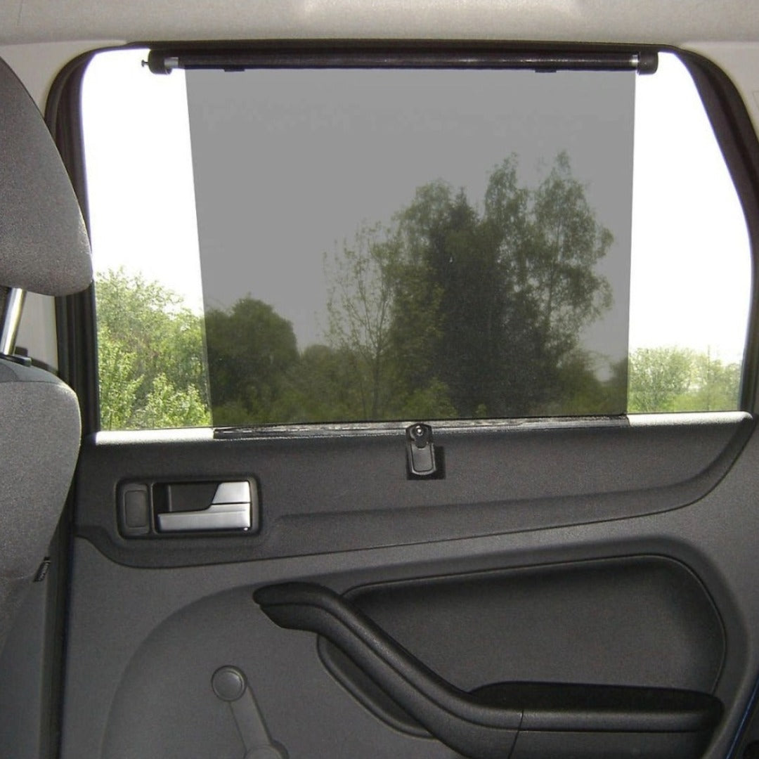 Car Sunshade Roller Blind Grey/Black - Reer