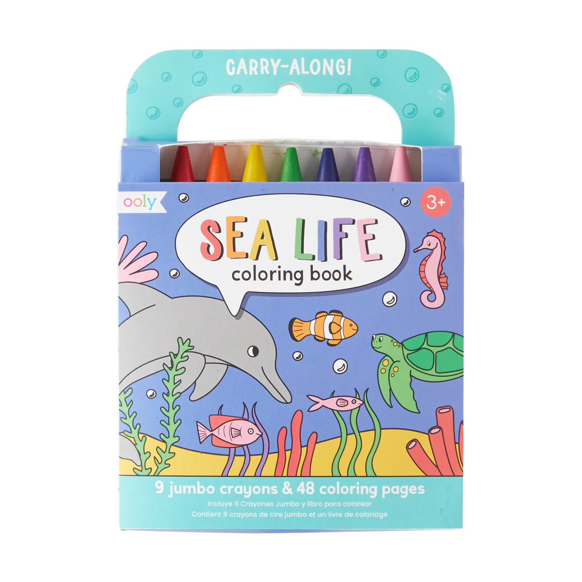 Carry Along Colouring Set Sea Life - Ooly