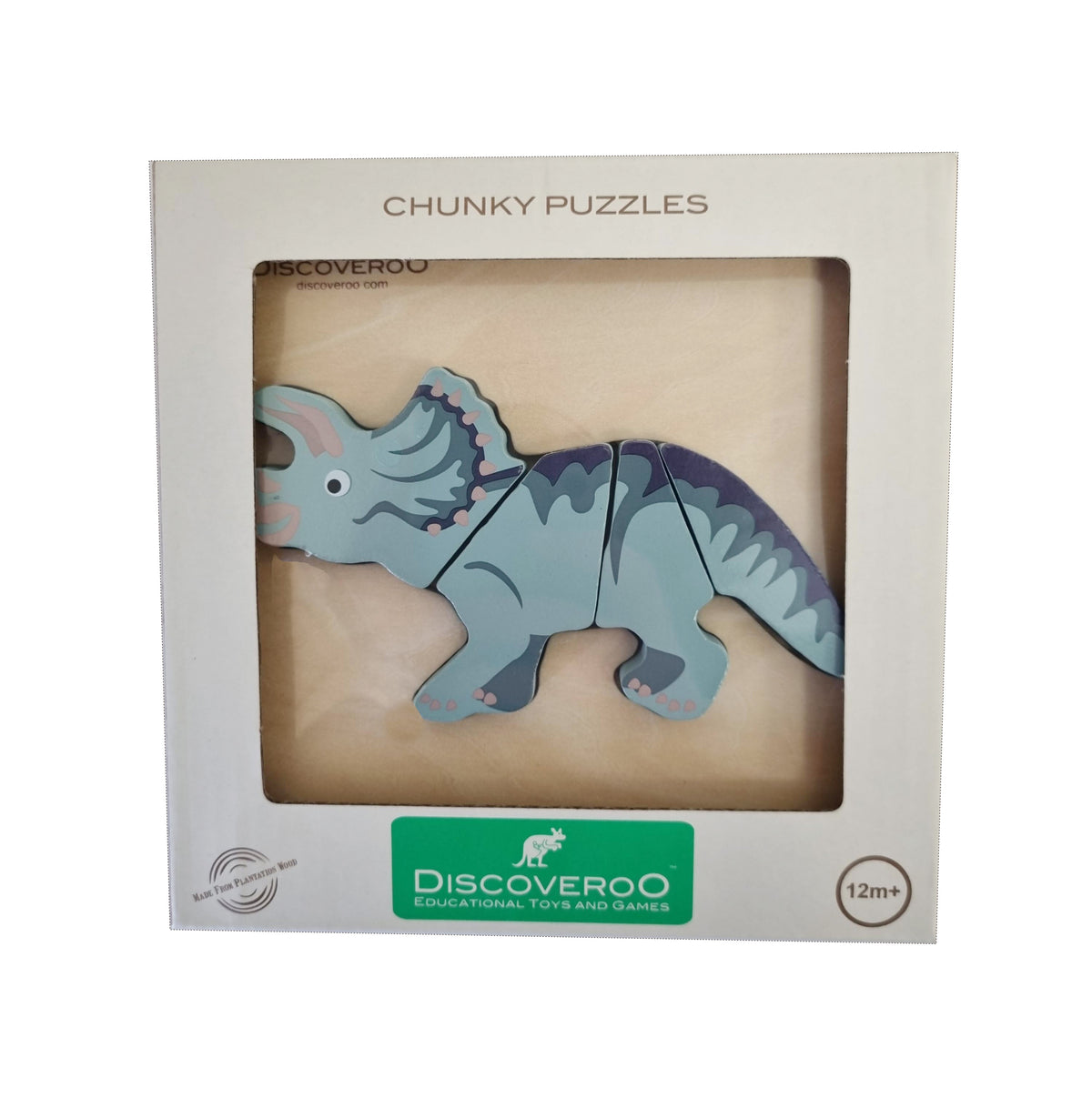 Dino Chunky Puzzle - Triceratops