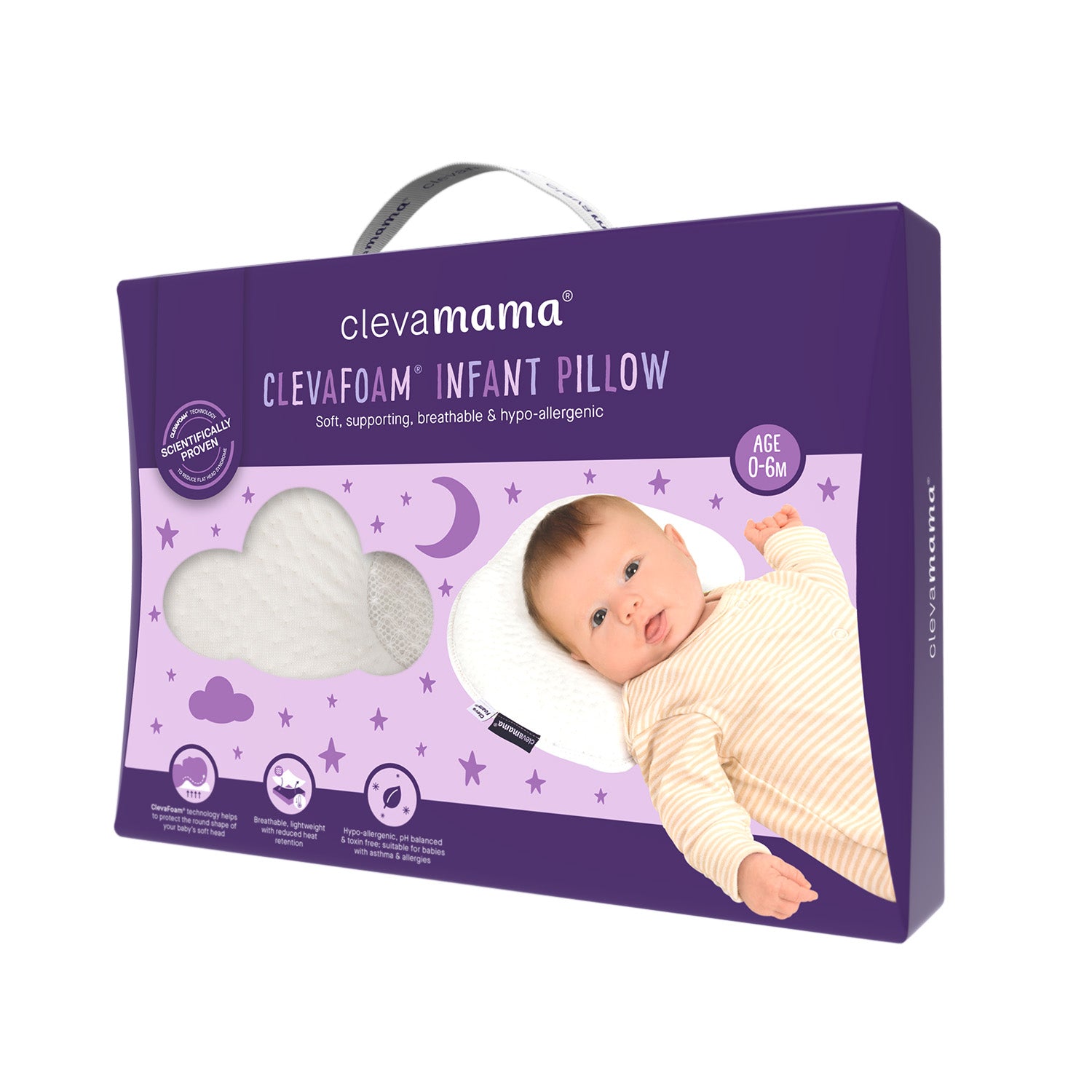 Clevafoam Infant Pillow - ClevaMama