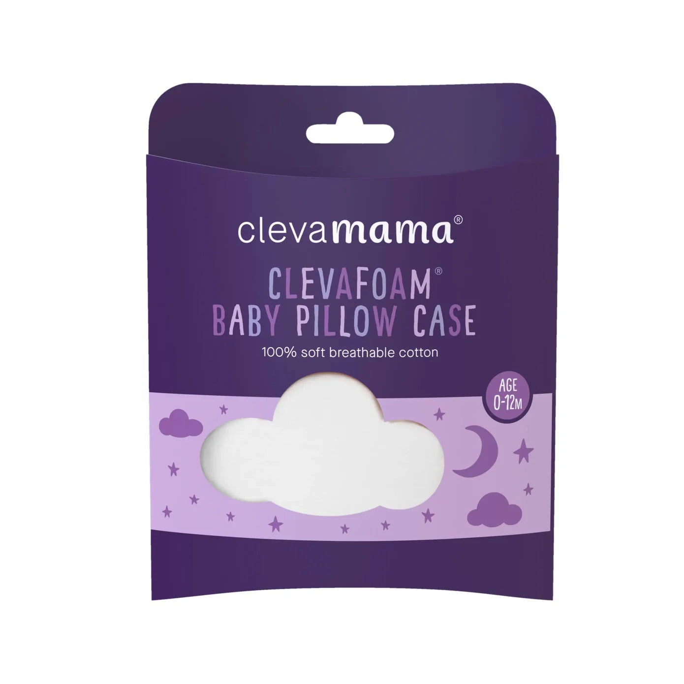 Clevafoam Baby Pillow Case White - ClevaMama