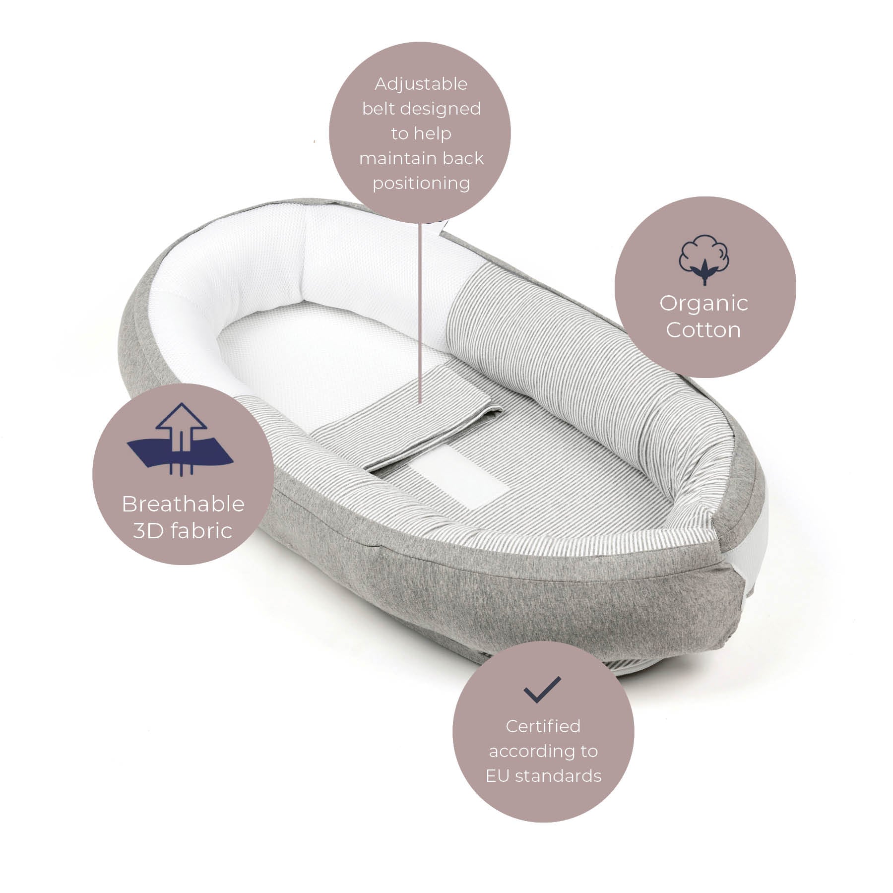 Doomoo Cocoon Classic Grey - doomoo