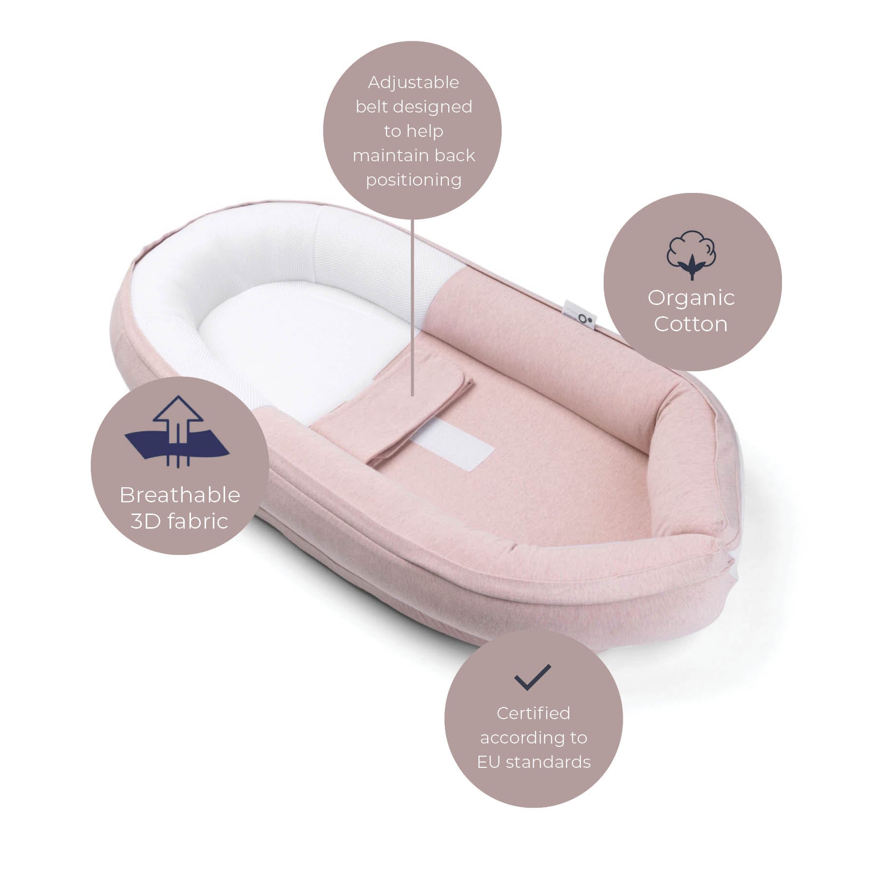 Doomoo Cocoon Chine Pink - doomoo