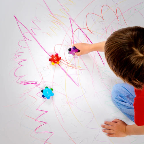 Colour Burst Grip Crayon - 3pc/18 colours