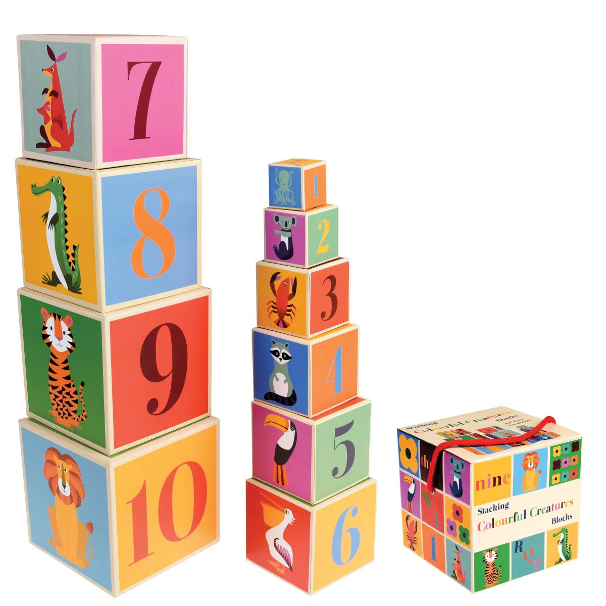 Colourful Creatures - Stacking Blocks