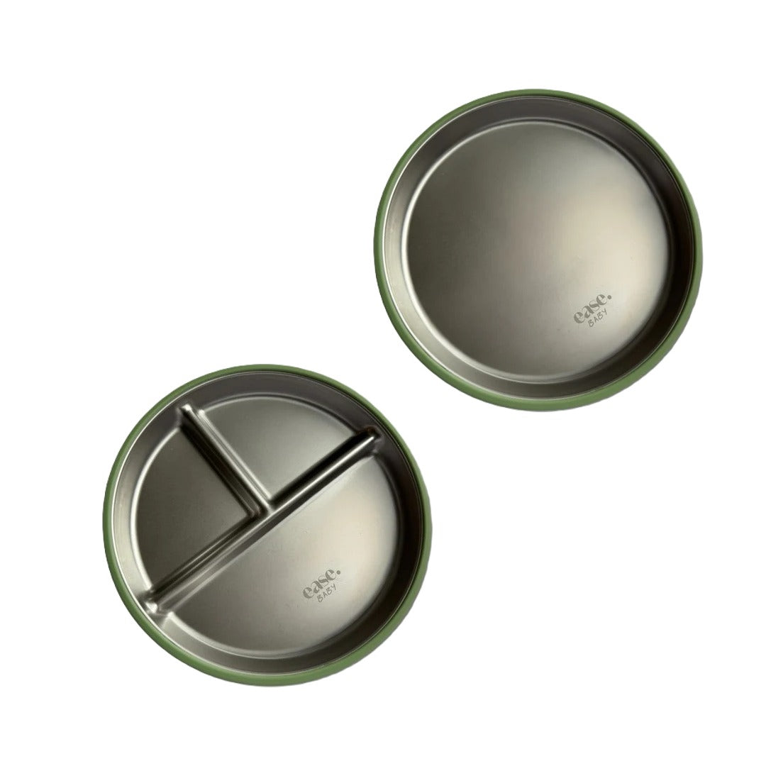 Complete Grip Ease Toddler Plate Set Pistachio - Ease.Baby