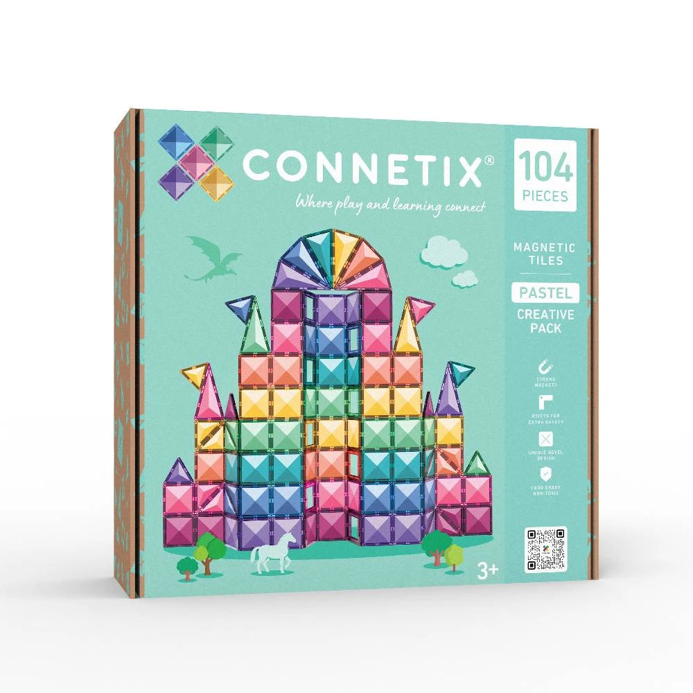 Connetix Pastel Creative Tiles - 104pcs