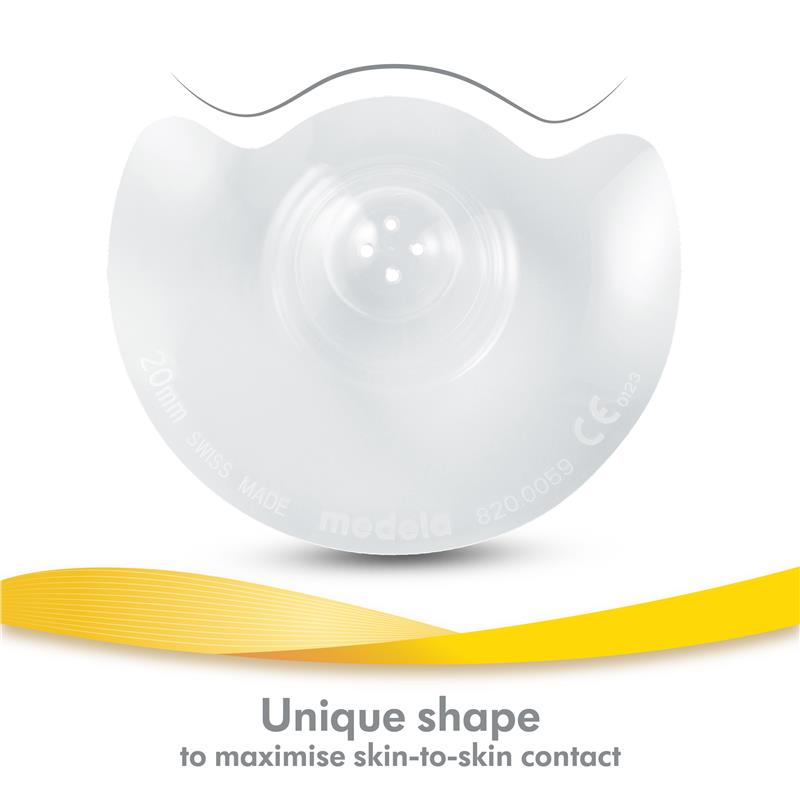 Contact Breastfeeding Nipple Shields Medium 2pk M 20mm - Medela