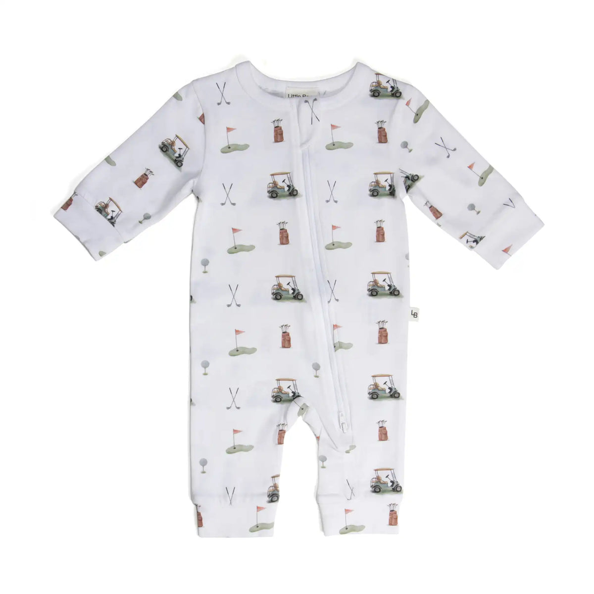 Cotton Zip Babygrow