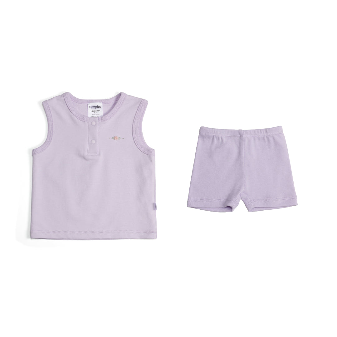 Hidden Treasure Singlet Set - Dimples - Dimples
