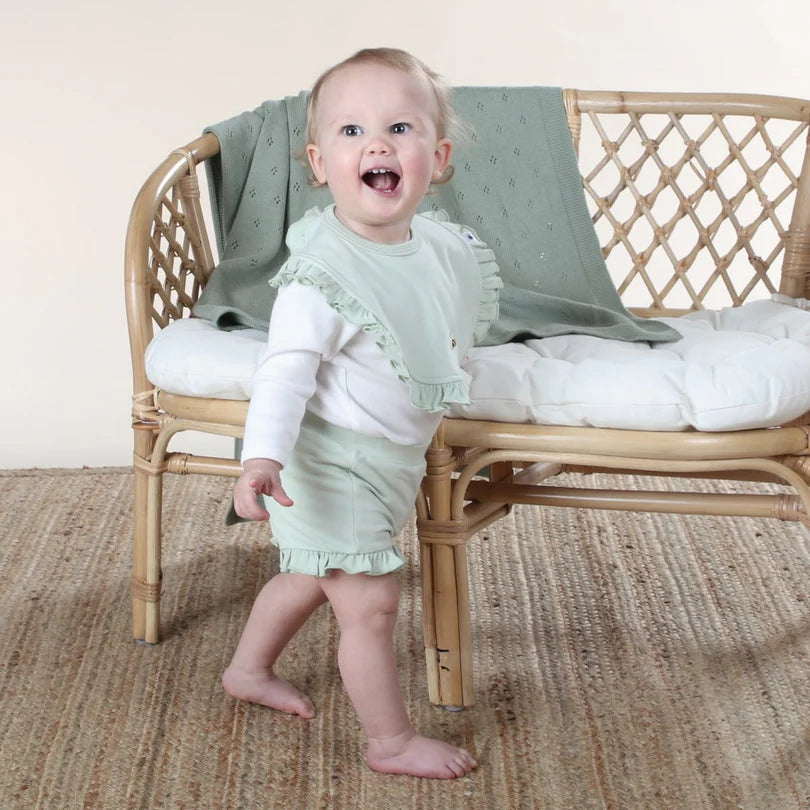 Cotton Frill Bib