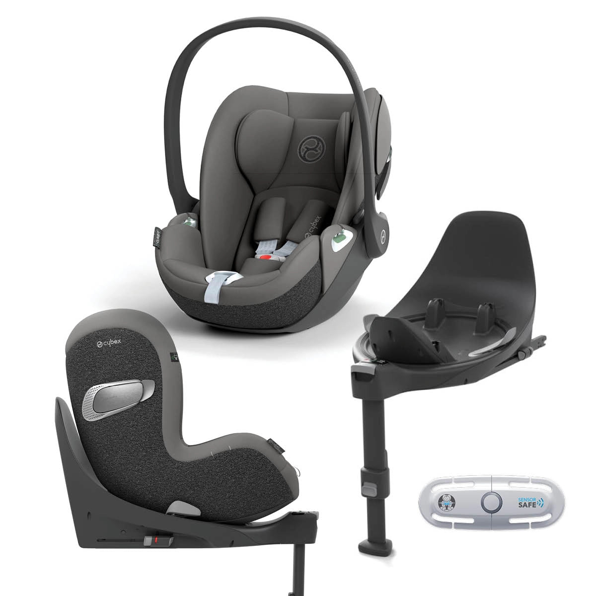 Cybex T Bundle + Free Sensorsafe - Mirage Grey