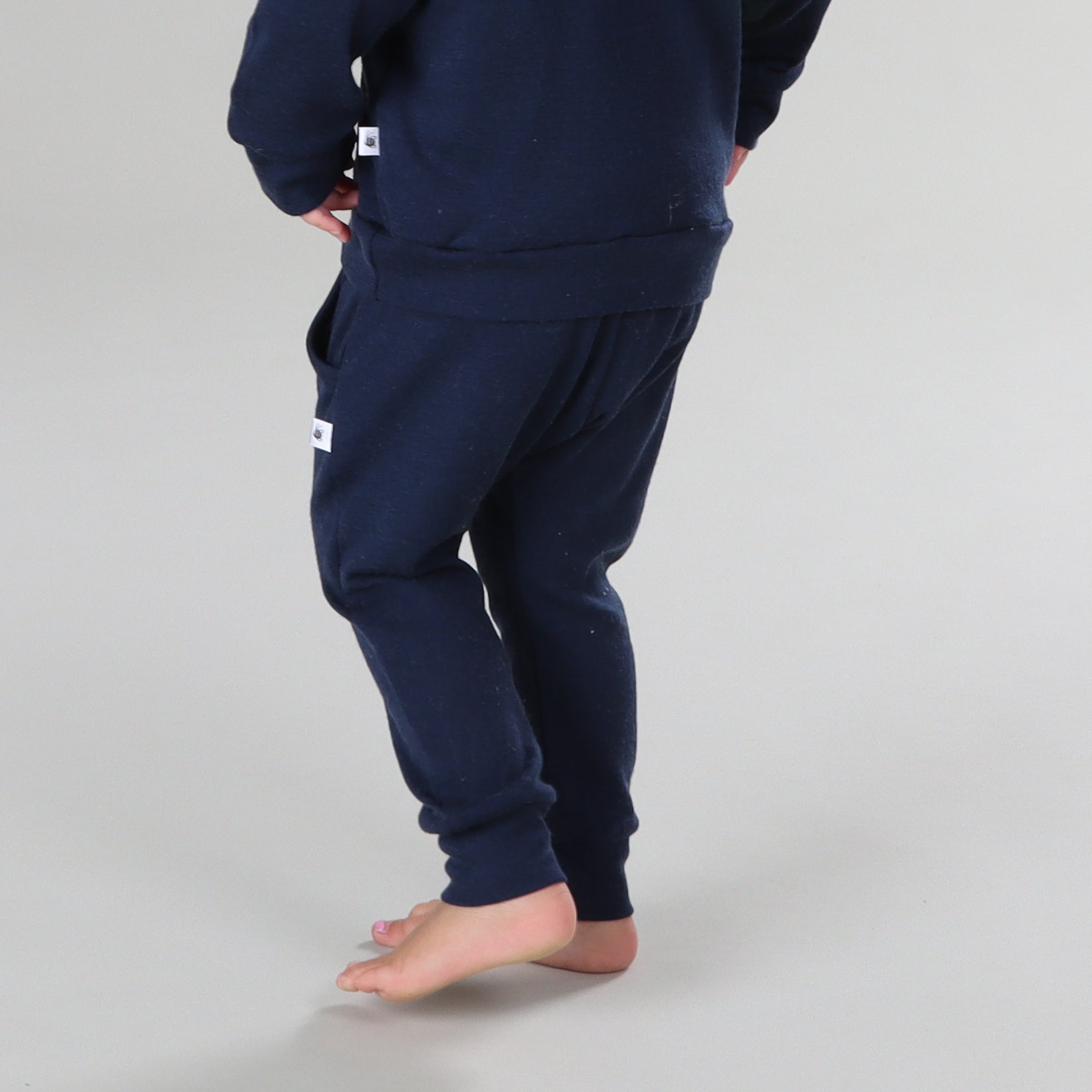 Merino Pants 12mth Midnight Blue - Dimples
