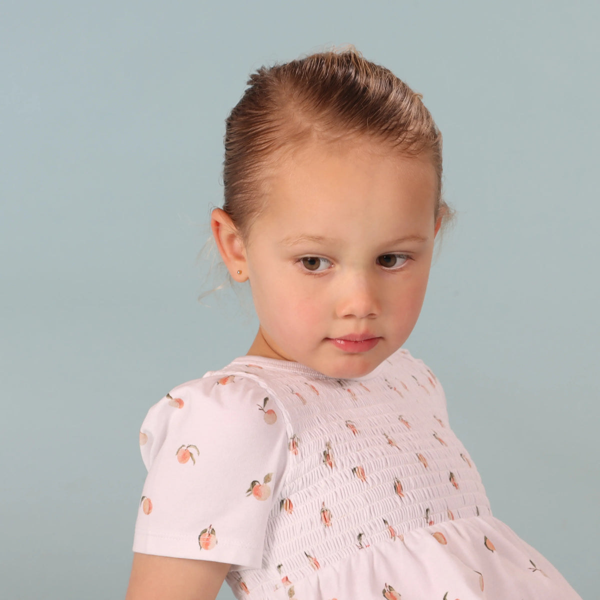 Cotton Smocked Dress