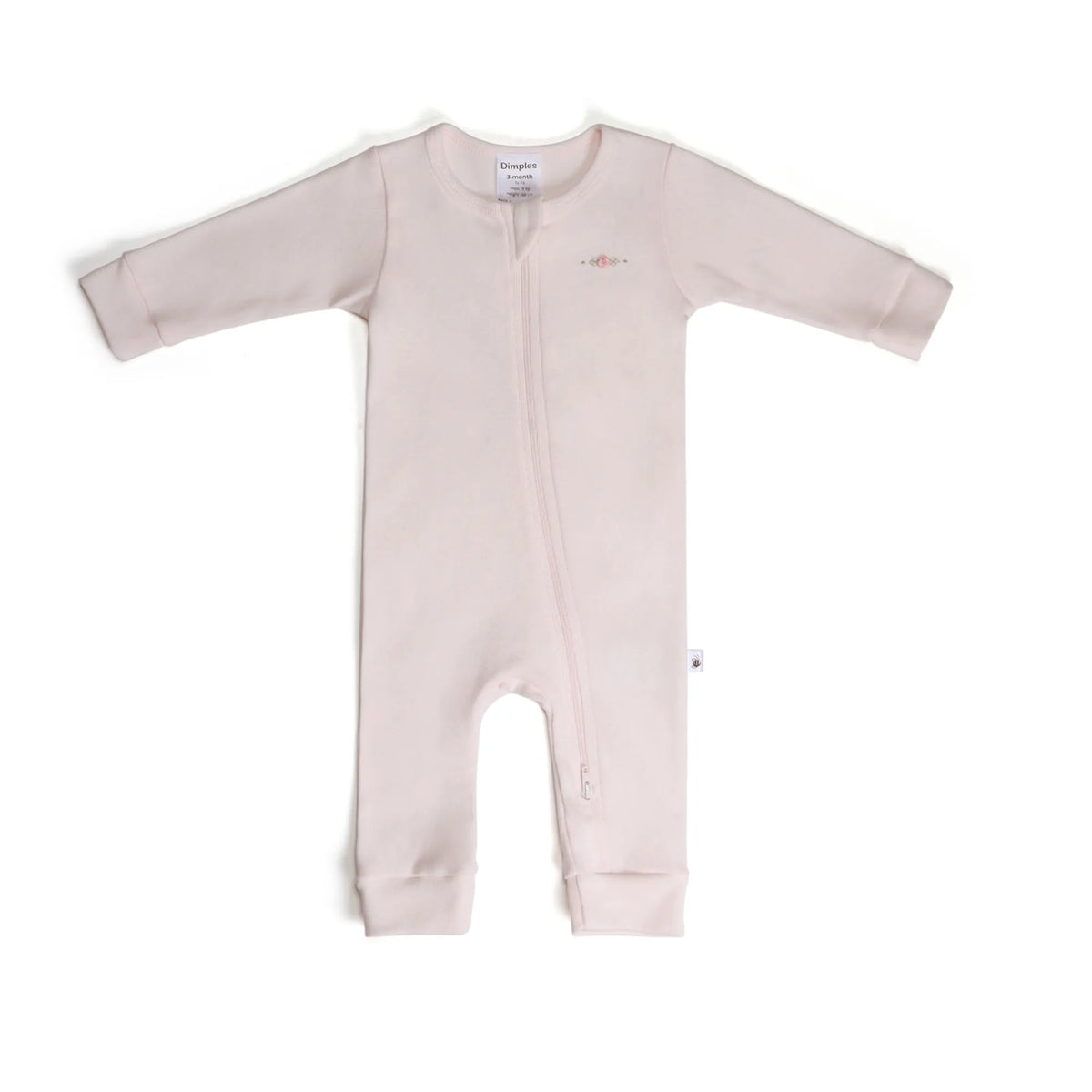 Cotton Zip Babygrow