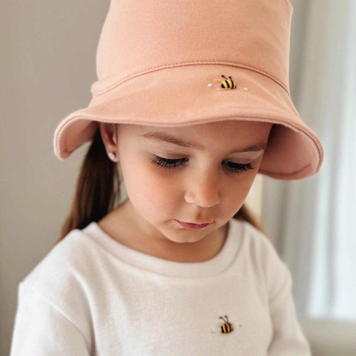 Cotton Sunhat L Clay - Dimples