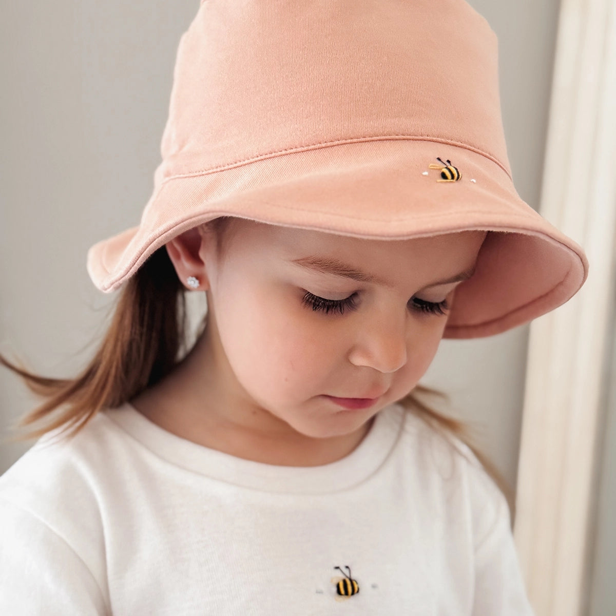 Cotton Sunhat L Clay - Dimples