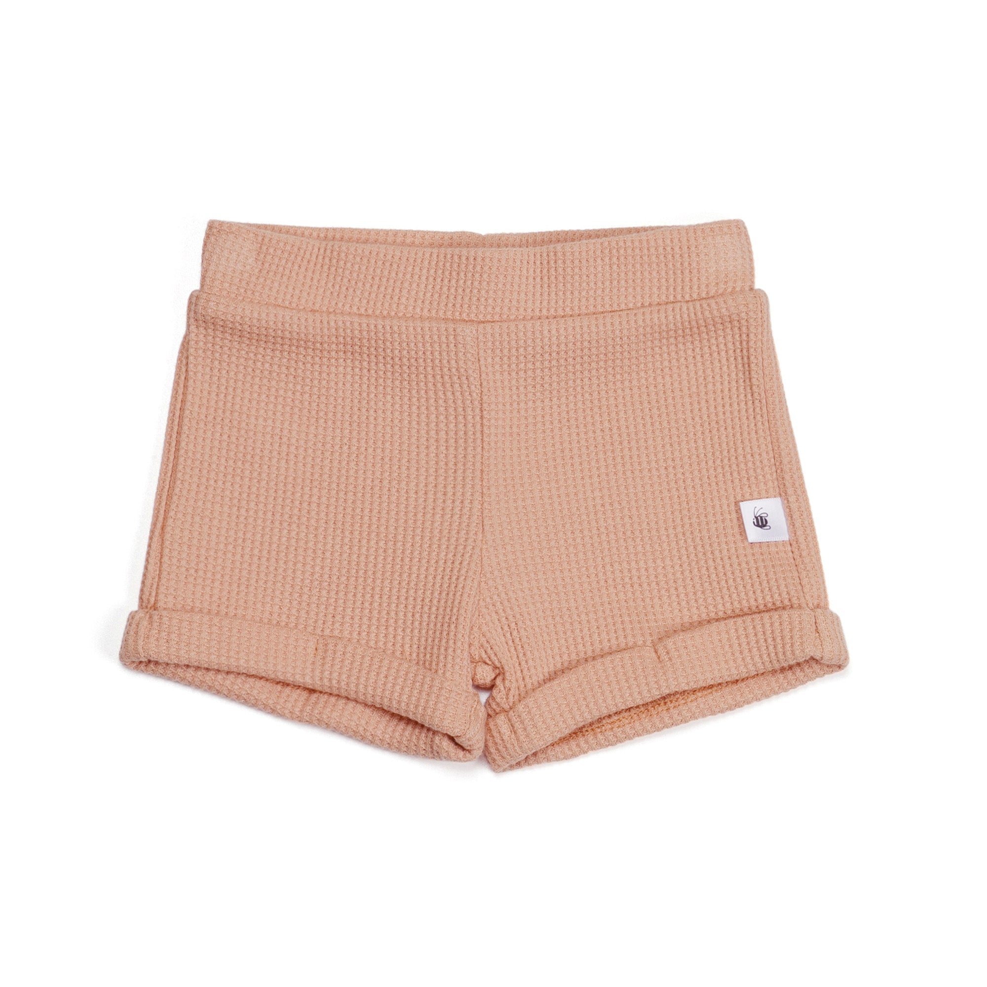 Waffle Cotton Shorts 12mth Clay - Dimples