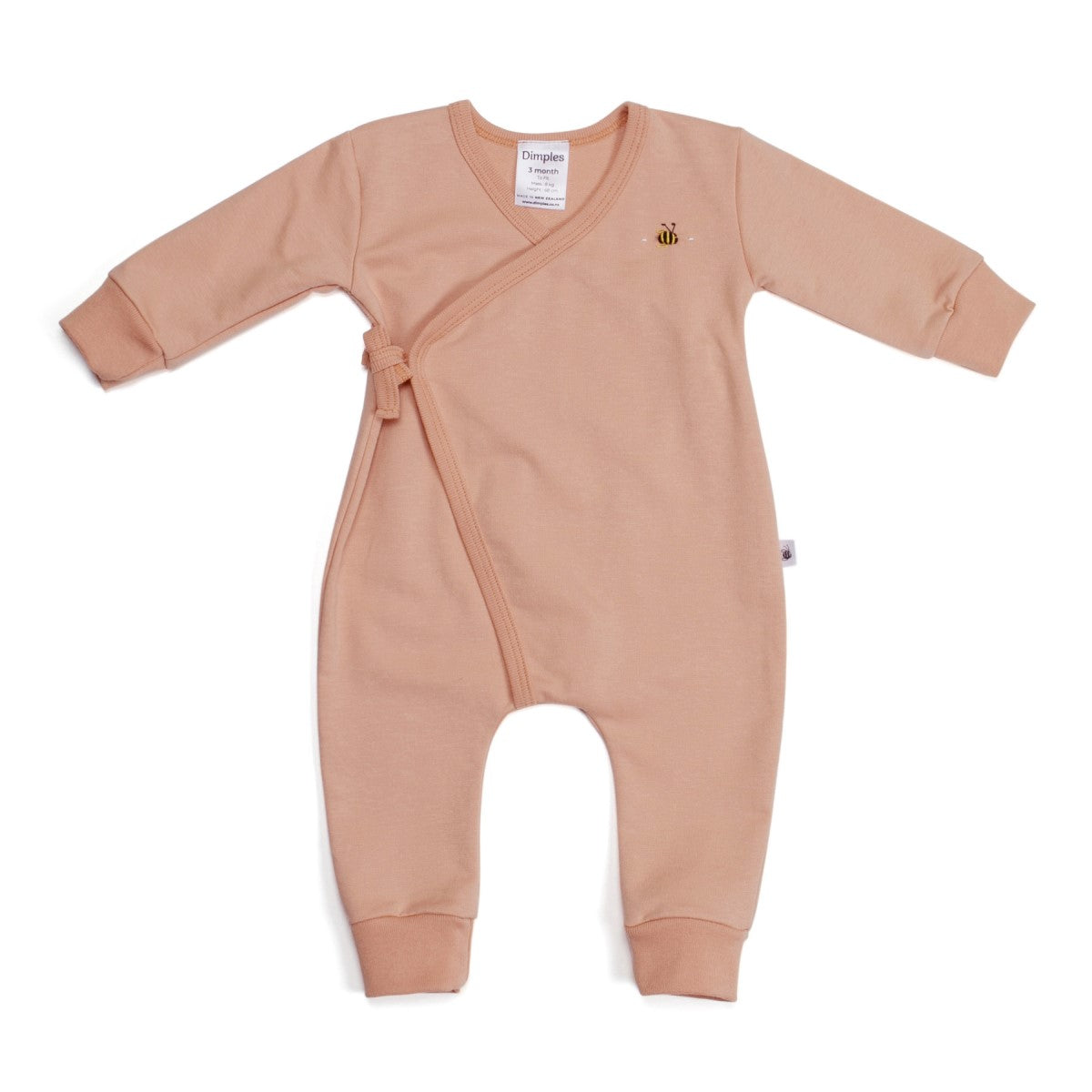 Cotton Tie Babygrow