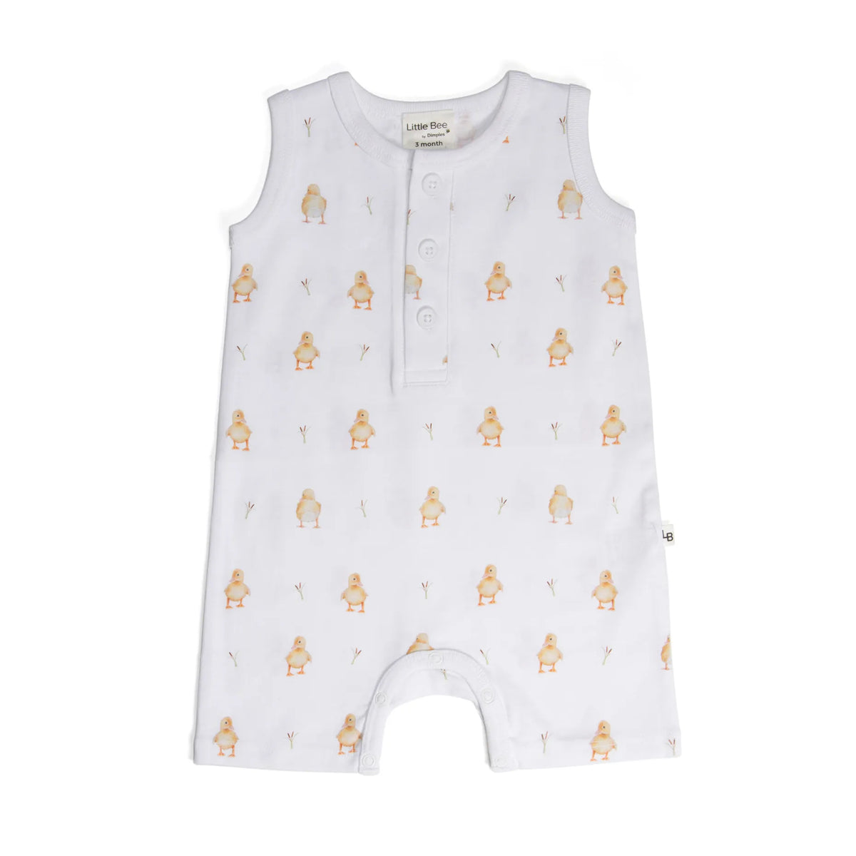 Cotton Sleeveless Romper