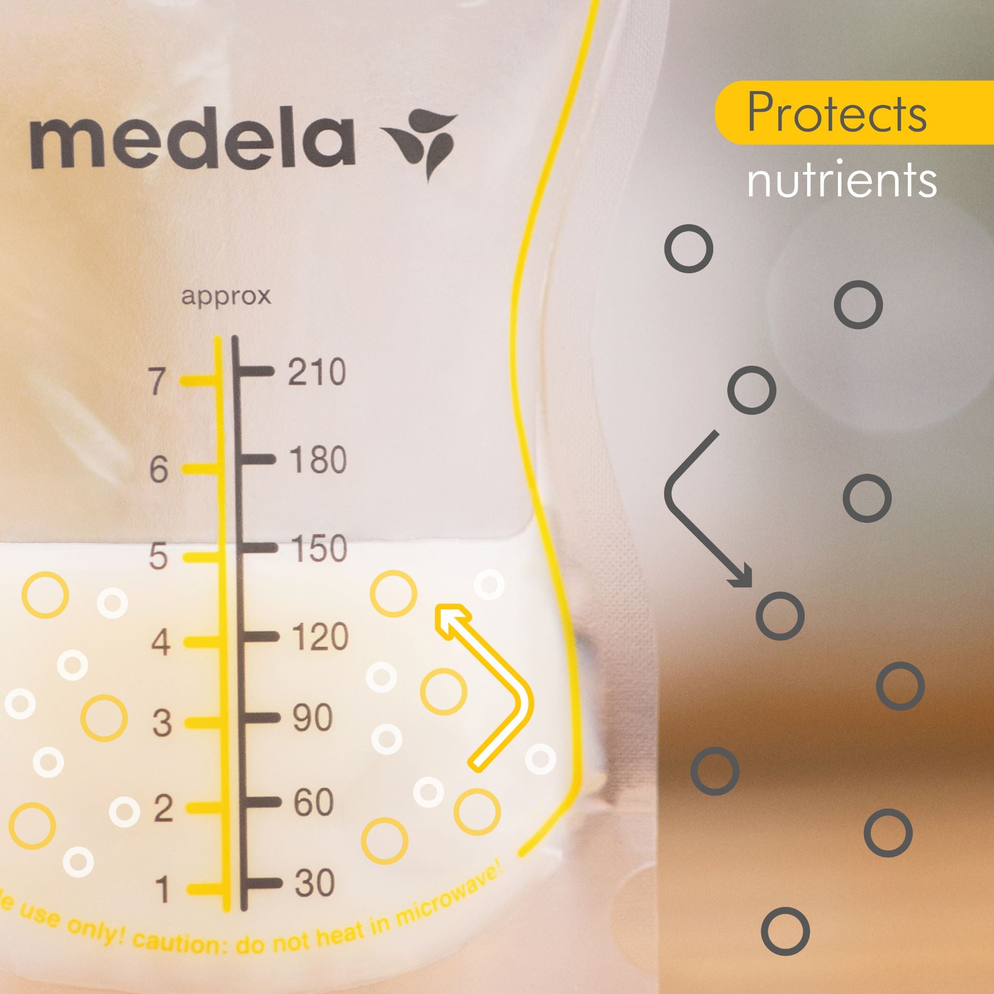 Easy Pour Breast Milk Storage Bags 25pk - Medela