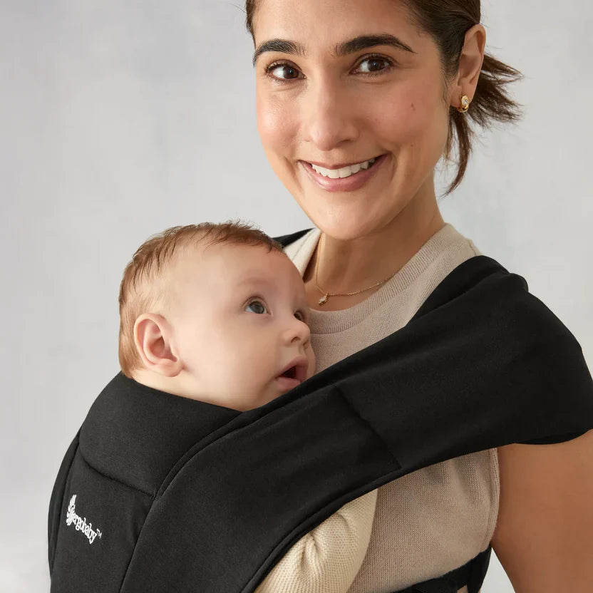 Ergobaby Embrace Newborn Carrier Pure Black - ErgoBaby