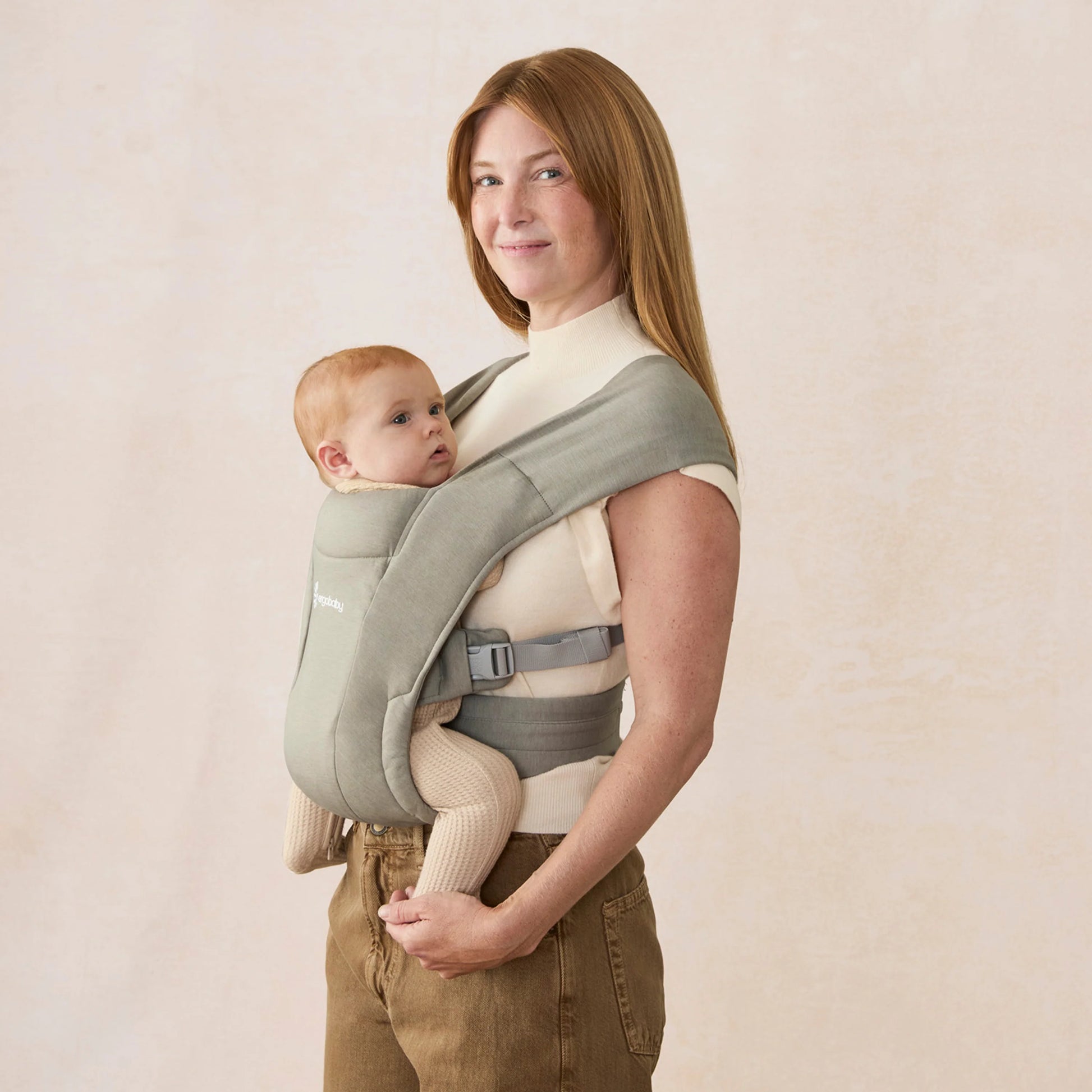 Ergobaby Embrace Newborn Carrier Soft Olive - ErgoBaby