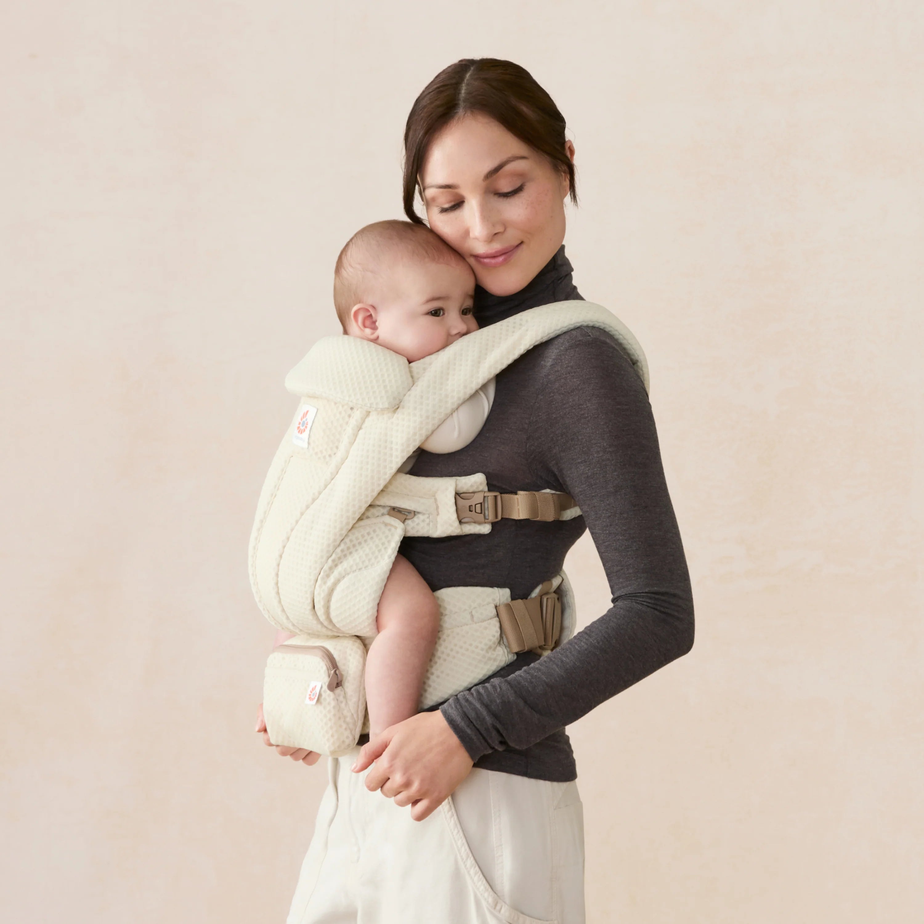 Ergobaby Omni Deluxe Mesh Carrier Natural Beige - ErgoBaby
