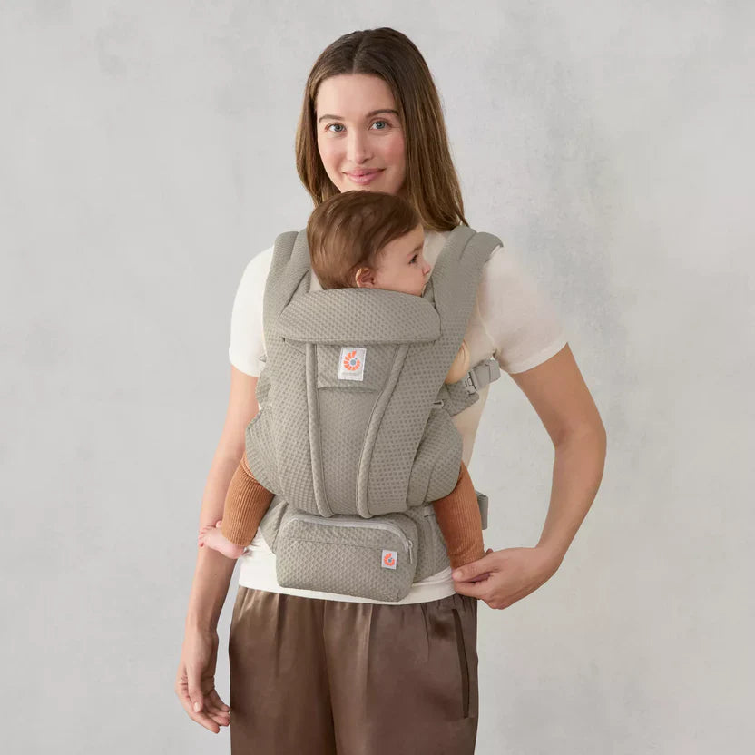 Ergobaby Omni Deluxe Mesh Carrier Soft Olive - ErgoBaby