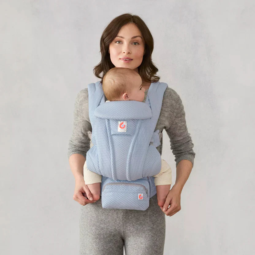 Ergobaby Omni Deluxe Mesh Carrier Serene Blue - ErgoBaby