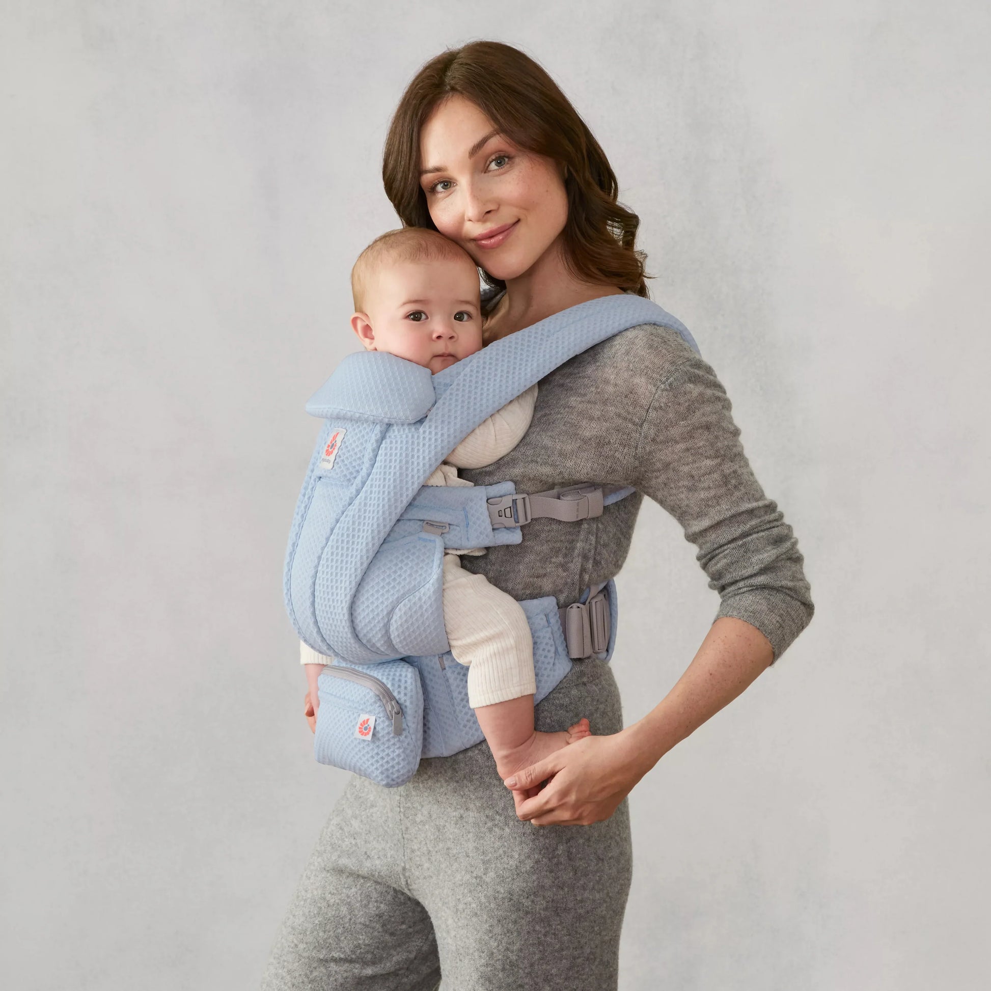 Ergobaby Omni Deluxe Mesh Carrier Serene Blue - ErgoBaby