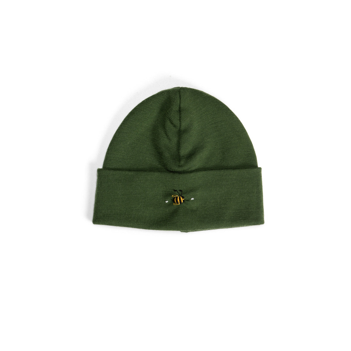 Merino Beanie L Evergreen - Dimples