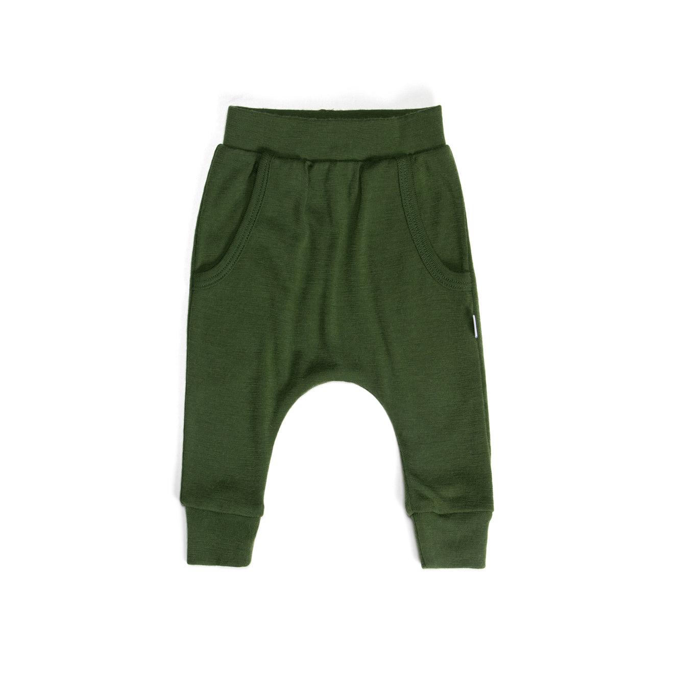 Merino Pants 12mth Evergreen - Dimples