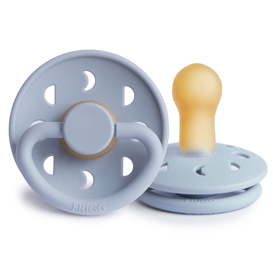 Moon Latex Pacifier 2 Pack - Frigg - Dimples
