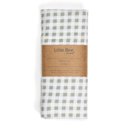 Cot Sheet Green - Little Bee by Dimples