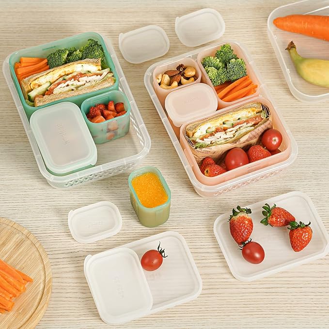 Family Active Stack Containers Blush - Haakaa