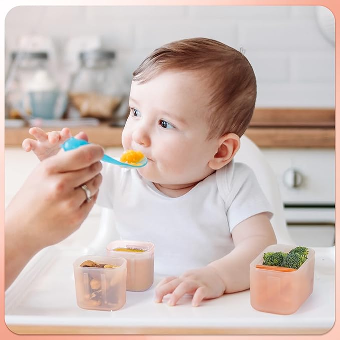 Family Active Stack Containers Pea Green - Haakaa